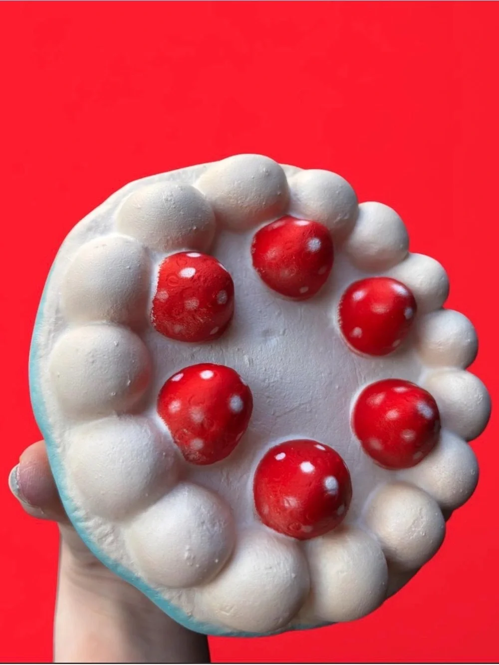 Colorful Strawberry Cake Stress Toy Squishy